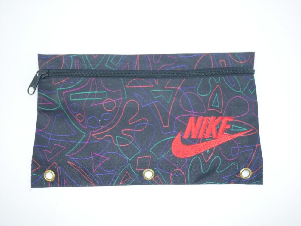 VTG Nike Pencil Pouch Retro Design 1995 The Mead Corporation School Supply Case